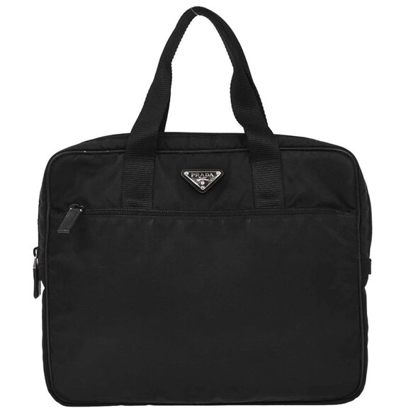 Prada Black Nylon Handbag 56 177472 - Picture 1 of 10